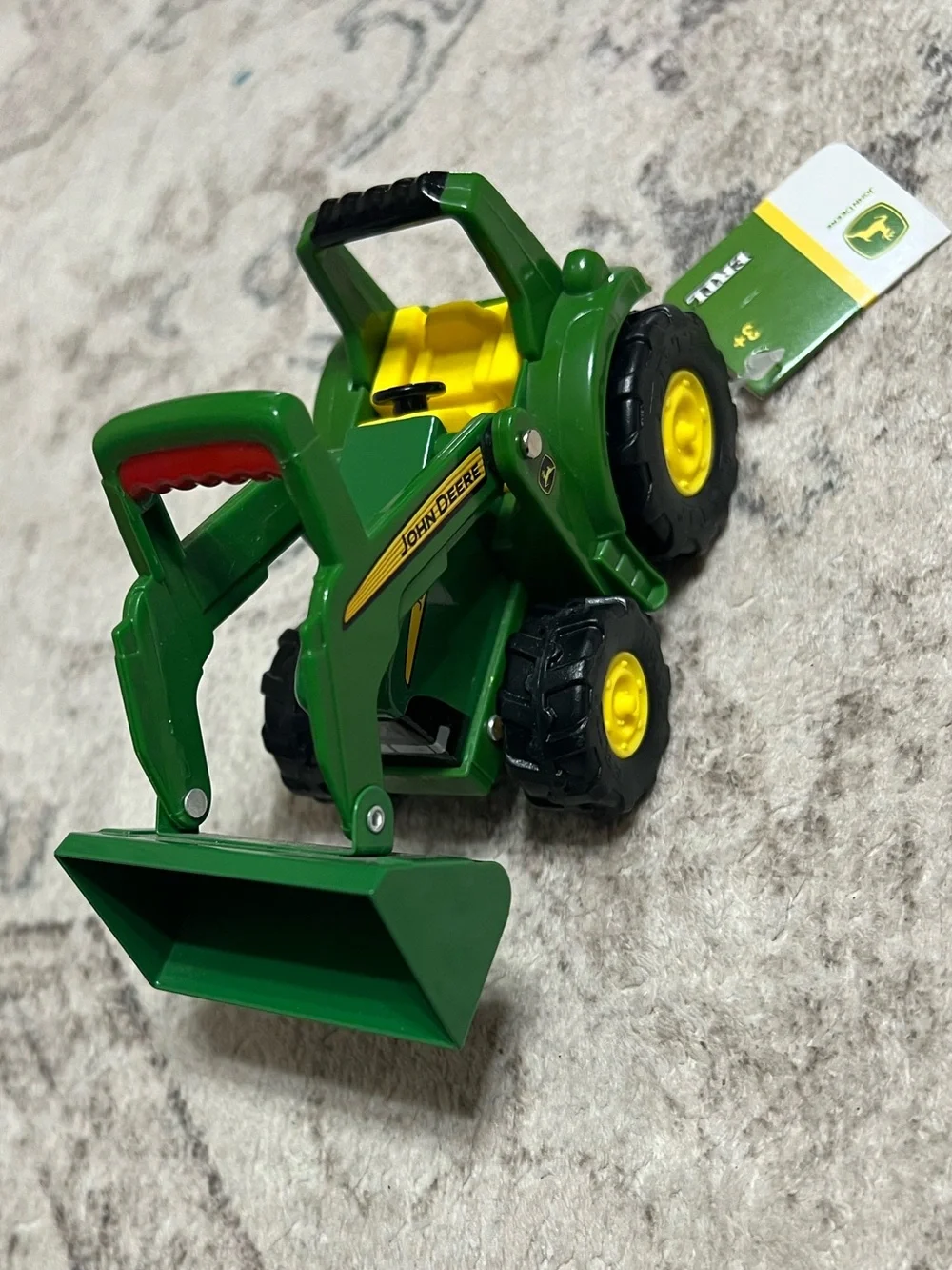 TOMY 4 in. Mini John Deere Big Scoop Tractor